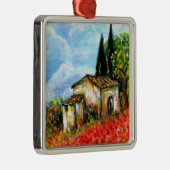 POPPEN IN TUSCANY METALEN ORNAMENT (Rechts)