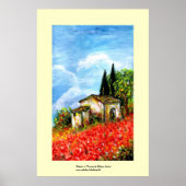 POPPEN IN TUSCANY POSTER (Voorkant)