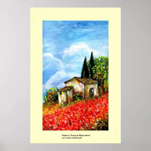 POPPEN IN TUSCANY POSTER (Voorkant)