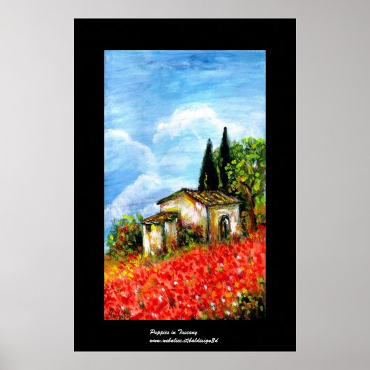 POPPEN IN TUSCANY POSTER (Voorkant)