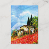 POPPEN IN TUSCANY VISITEKAARTJE (Achterkant)