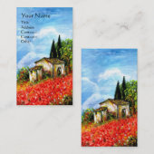 POPPEN IN TUSCANY VISITEKAARTJE (Voorkant / Achterkant)