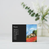 POPPEN IN TUSCANY VISITEKAARTJE (Staand voorkant)