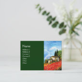POPPEN IN TUSCANY VISITEKAARTJE (Staand voorkant)
