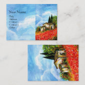 POPPEN IN TUSCANY VISITEKAARTJE (Voorkant / Achterkant)