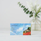 POPPEN IN TUSCANY VISITEKAARTJE (Staand voorkant)