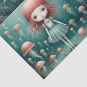 Poppen in Waterworld - Decoupage - Tissuepapier (Detail)