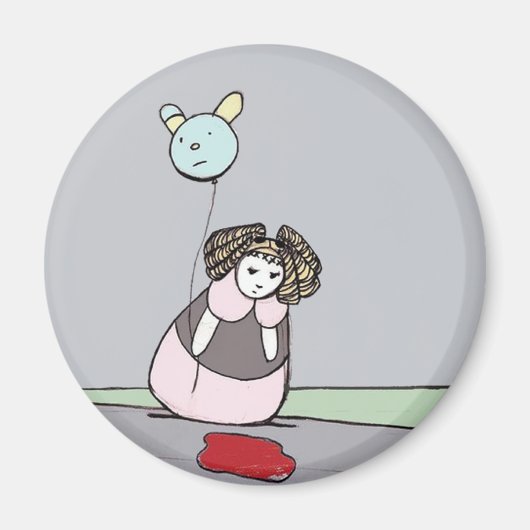 Poppen komen tot leven: Mystery Puddle Magneet (Voorkant)