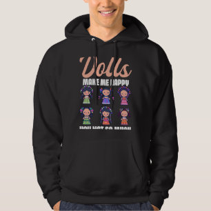 Poppen maken me blij Kawaii Dolly Lover Collector Hoodie
