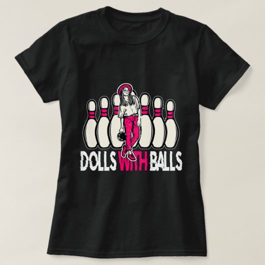 Poppen met Ballen 1 T-shirt (Design voorkant)