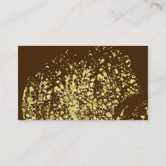 Poppen met chocolade-deksel Glitter Baking Cake De Visitekaartje (Achterkant)