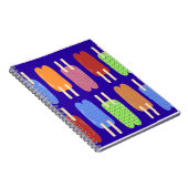 Poppen met dubbel patroon notitieboek (Rechterzijde)