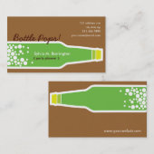 Poppen met flesje Groen Fun Aangepast profiel Visi Visitekaartje (Voorkant / Achterkant)