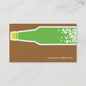 Poppen met flesje Groen Fun Aangepast profiel Visi Visitekaartje (Achterkant)