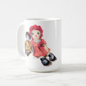 poppen met vriendschapsbanden Gezegde Koffiemok (Voorkant links)