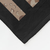 Poppen Ooit Amerikaanse Vlaggengrappige Opa Father Fleece Deken (Hoek)