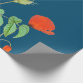 POPPEN OP DARK BLUE Wrapping Paper Cadeaupapier (Hoek)
