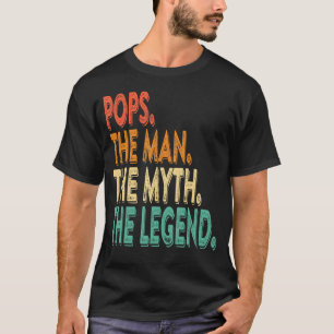 Poppen Opa Pap Verjaardag Vaderdag Grappige Mannen T-shirt