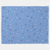 Poppen overal fleece deken (Voorkant (Horizontaal))
