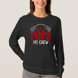Poppen Pit Crew Race Auto Verjaardagsfeest Racing T-shirt