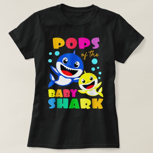 Poppen Poppen haaienfamilie Moederdag T-shirt (Design voorkant)