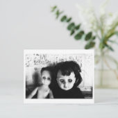 Poppen Portret - Doll zusters Briefkaart (Staand voorkant)