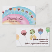 Poppen regenboogbakkerij bakkerij visitekaartje (Voorkant / Achterkant)