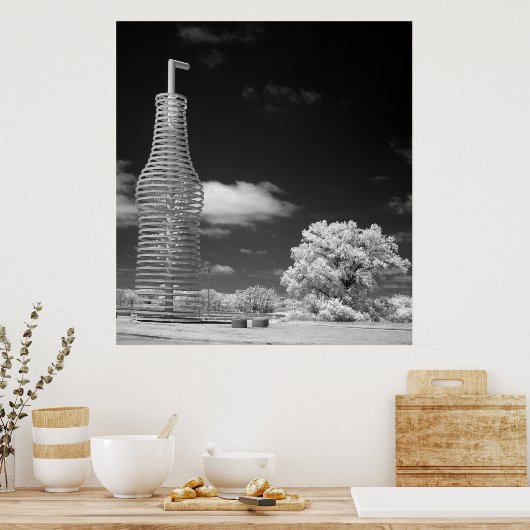 Poppen Route 66 Restaurant en Gift Shop Poster (Keuken)