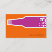 Poppen Roze afgewerkt Visitekaartje Aangepast prof (Achterkant)