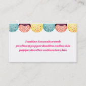 Poppen snoep bakkerijsnoepjes visitekaartje (Achterkant)