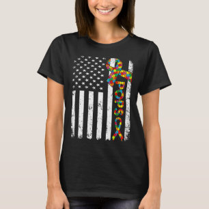 Poppen van de Amerikaanse vlag Matchi met een depr T-shirt