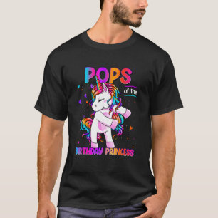 Poppen van de Birthday Princess Girl Dabbing Unico T-shirt