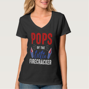 Poppen van de kleine Firecracker op 4 juli van Bir T-shirt