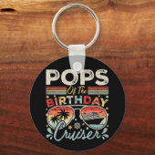 Poppen van de Verjaardag Cruiser Vacation Circle Sleutelhanger (Voorkant)