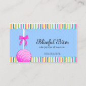 Poppen van kleurrijke Cake Visitekaartje (Voorkant)