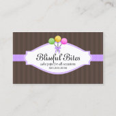 Poppen van kleurrijke Cake Visitekaartje (Voorkant)