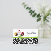 Poppen van rotsrokken visitekaartje (Staand voorkant)