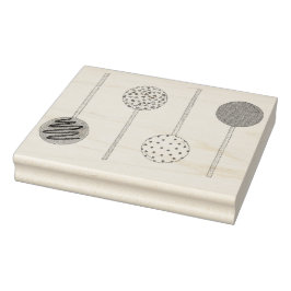 Poppen van Valentijnsdag Cake Pop Rubberstempel
