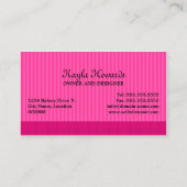 Poppen van whisky visitekaartje (Achterkant)