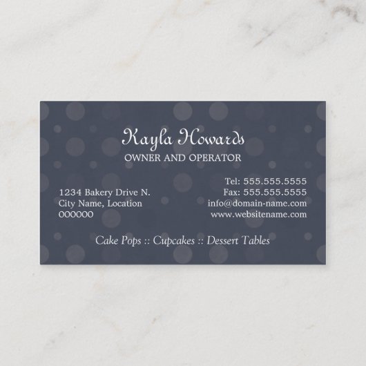 Poppen Visitekaartje (Achterkant)