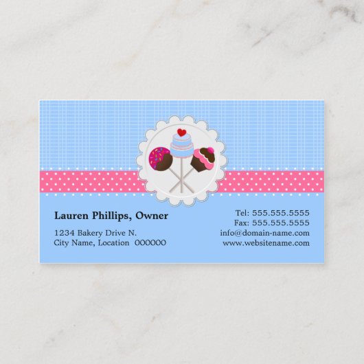 Poppen Visitekaartje (Achterkant)