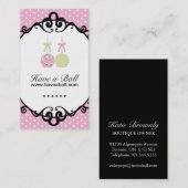 Poppen Visitekaartjes (Voorkant / Achterkant)