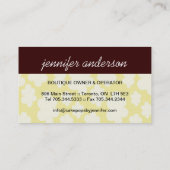 Poppen Visitekaartjes (Achterkant)