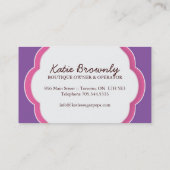 Poppen Visitekaartjes (Achterkant)