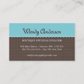 Poppen Visitekaartjes (Achterkant)