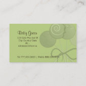 Poppen visitekaartjes (Achterkant)