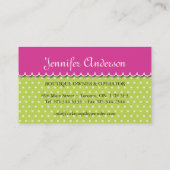 Poppen Visitekaartjes (Achterkant)