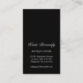 Poppen Visitekaartjes (Achterkant)