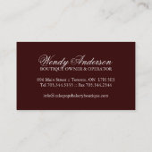 Poppen Visitekaartjes (Achterkant)