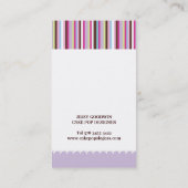 Poppen Visitekaartjes (Achterkant)